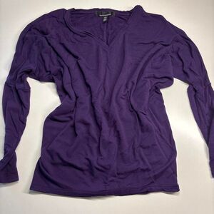 White House Black Market Women's Purple Jumper Sweater XXS